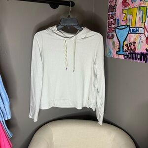 Vuori Women's Cream Long Sleeve Hoodie